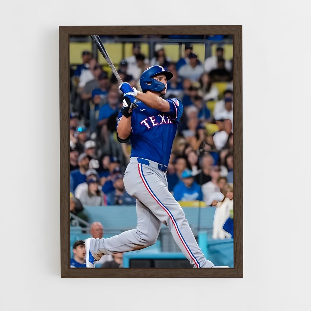 Poster Corey de seager – affiche Baseball (vue 5)